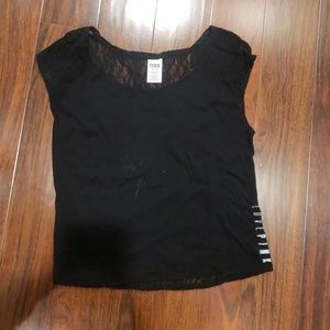 T shirt with lace back